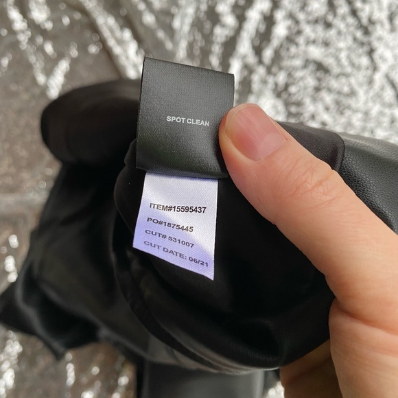 Torrid faux leather moto jacket/coat - Picture 8 of 9